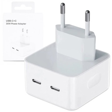 SZYBKA ŁADOWARKA do IPHONA IPHONE 2X USB C 35W