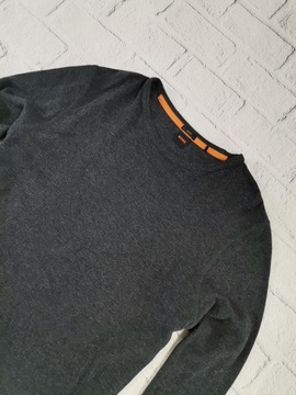 HUGO BOSS Tempest 1 Sweter Męski Szary XXL