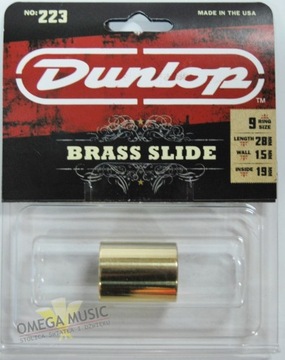 Слайд Jim DUNLOP 223 - BRASS SLIDE для гитары