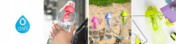 Бутылочный фильтр DAFI (3 шт.) + РОЗОВЫЙ колпачок