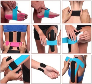 КИНЕЗИОЛОГИЧЕСКАЯ ЛЕНТА, ТЕЙПИНГ, ПЛАСТЫРИ KINESIO SPORT, 5 см, 5 м