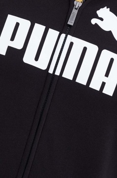 2997 BLUZA MĘSKA PUMA ROZPINANA Z KAPTUREM BAWEŁNIANA CZARNA SPORTOWA 2XL