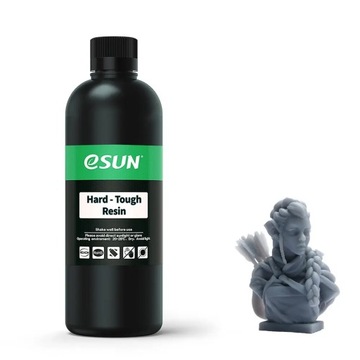 Żywica UV eSun Hard Tough Grey Szara 0,1l 0,1kg do Drukarki 3D Wytrzymała