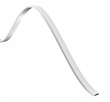 Profil aluminiowy ELASTYCZNY do LED 2m Z KLOSZEM