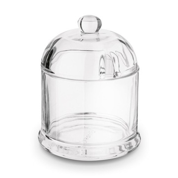 СТЕКЛЯННАЯ САХАРНИЦА С КРЫШКОЙ GRACE 300 МЛ 6037