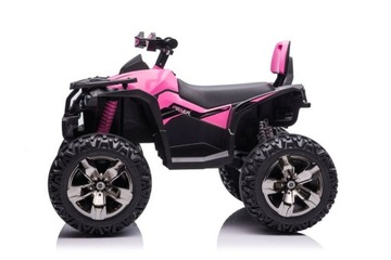 Детский аккумулятор AUTO Quad QLS-3288 Розовый Мотор 4х45Вт 12В10Ач