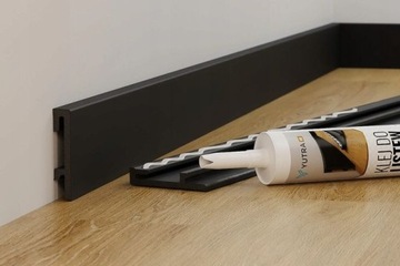 Плинтус 201 БЕЛЫЙ 8см Браво 2,4 МЕТРА Напольная планка 240 СМ