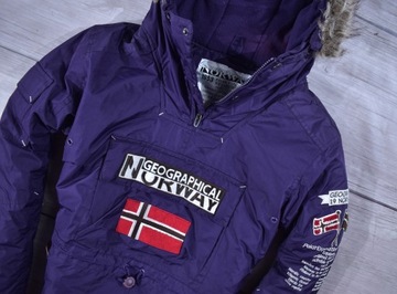 GEOGRAPHICAL NORWAY Anorak Kurtka Logowana / S