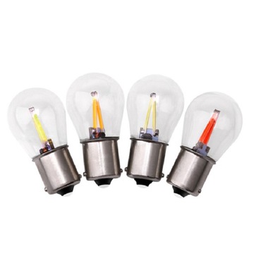 LED COB FILAMENT PY21W BAU15S BIAŁA 12V 24V