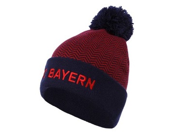 BAYERN MONACHIUM CZAPKA ZIMOWA POMPON ORYGINALNA
