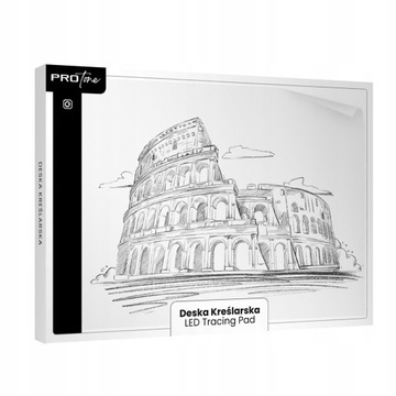 ДОСКА С ПОДСВЕТКОЙ LED ДОСКА ДЛЯ ЧИСЛЕНИЯ ЭСКИЗОВ Калька А4