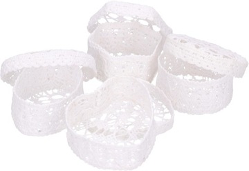 КРУЖЕВНЫЕ СПАСИБО НА КРЕСТИЕ 4 шт.