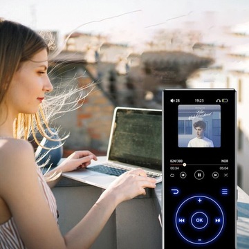 ПОРТАТИВНЫЙ МИНИ MP3-ПЛЕЕР BLUETOOTH HIFI РАДИО 16 ГБ + НАУШНИКИ