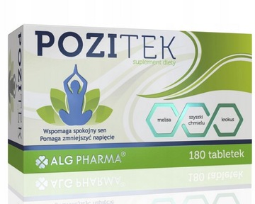 POZITEK 180 tabl. uspokaja, ułatwia zasypianie