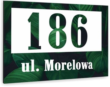Tabliczka ADRESOWA ALUMINIOWA Tablica NUMER DOMU