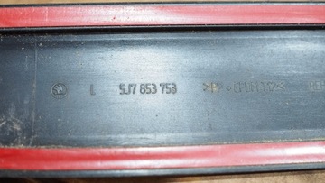 LEVÝ LIŠTA DVEŘE PŘEDNÍ VW GOLF 5 V 1K4853515C