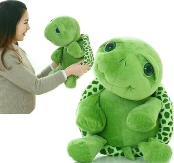 MASKOTKA ŻÓŁW ALBERCIK DUŻA PRZYTULANKA PLUSZOWY MIŚ 45cm