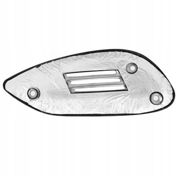 Крышка выхлопной трубы глушителя мотоцикла из стали.