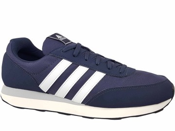 ADIDAS RUN 60S 3.0 HP2255 JOGGER RACER BUTY MĘSKIE GRANATOWE NIEBIESKIE