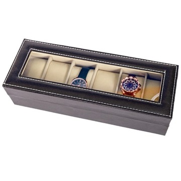 КОРОБКА-ОРГАНИЗАТОР КОРОБКА ДЛЯ ЧАСОВ 6 ШТ.