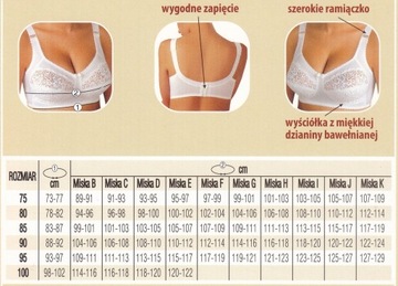 Biustonosz miękki Viki 579 Krystyna BEŻOWY 85C