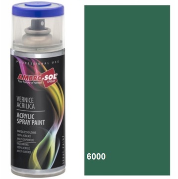 Uni. lakier akrylowy 400ml ZIELONY STEPOWY RAL6000