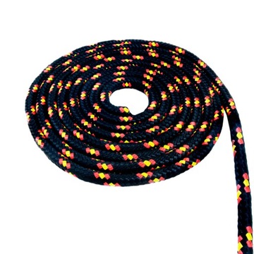 Lina Linka polipropylenowa pleciona żeglarska 20mm CZARNA 50m