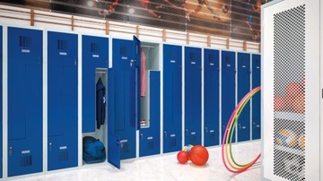 Шкаф одежный металлический Sul 42W, мебель по охране труда, тип L