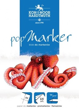 Blok do markerów Koh-I-Noor popMarker A5 70 g 25 a