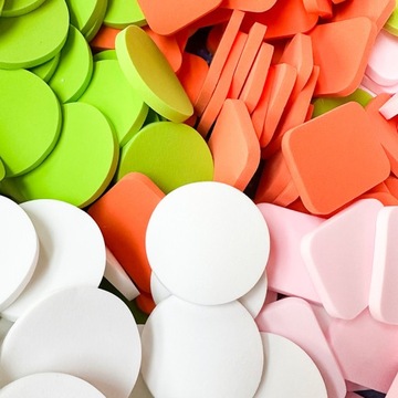 НАБОР ГУБОК ДЛЯ МАКИЯЖА 6 В 1 СПОНЖ ДЛЯ МАКИЯЖА КОСМЕТИЧЕСКИЙ БЛЕНДЕР ДЛЯ МАКИЯЖА