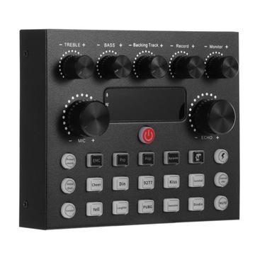 V8S karta dźwiękowa na żywo mikser Audio USB zewnę
