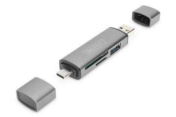 Digitus Card Reader 3-порт USB-C USB 3.0