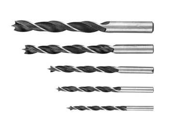 Zestaw wierteł do drewna 4-10mm - 5sztuk