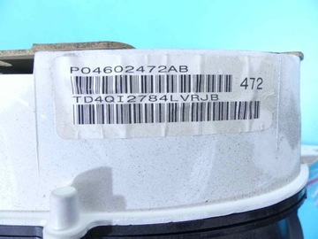 PŘÍSTROJOVÁ DESKA CHRYSLER SEBRING II 00-06 2.4 16V MILE KM