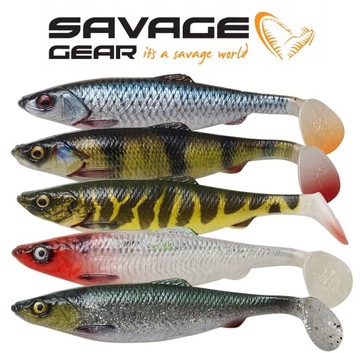 Zestaw gum SG 5x Herring Shad 13cm Na Szczupaka