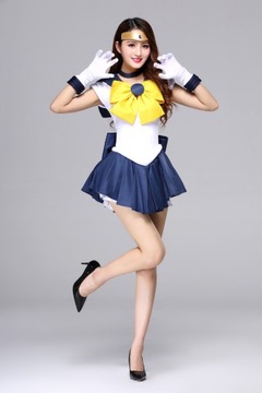 Cosplay Anime Sailor Moon Usagi Tsukino Crystal Dr