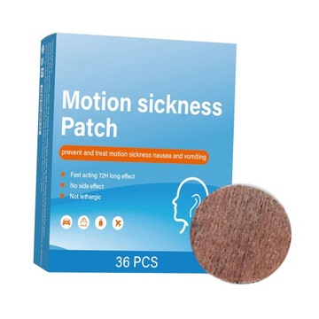 Наклейка от морской болезни Портативный пластырь от морской болезни для вашего автомобиля