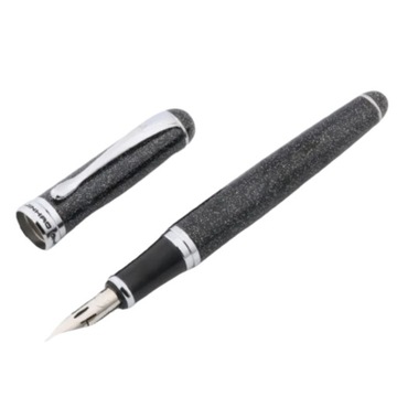 Элегантная ручка Jinhao — Гибкое перо — Матовый черный — Пористый