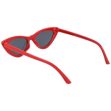 Czerwone okulary słoneczne dla dziewczynki dzieci