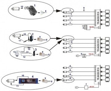 ВИДЕОТРАНСФОРМАТОР TR-8H/DC/R10