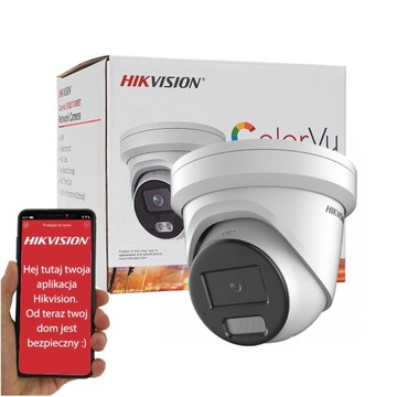 Kamera IP do monitoringu Hikvision 8Mpx kolor 24h
