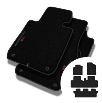 Velurové koberce Performance Premium pro Toyota Avensis Verso 2001-2009