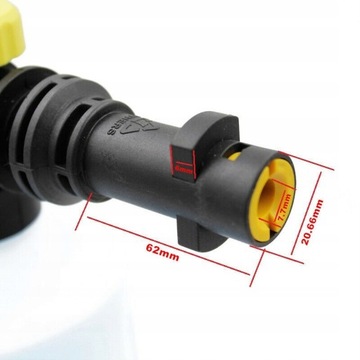 ПЕНА ДЛЯ СТИРАЛЬНЫХ МАШИН KARCHER K2 K3 K4 K5 K6 K7 750мл БЕЛАЯ ЛЕГКАЯ И ПРОЧНАЯ