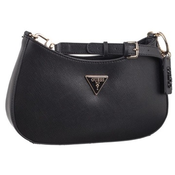 Damska Torebka Guess Noelle Top Zip Shoulder Bag HWZG78 Black Czarne