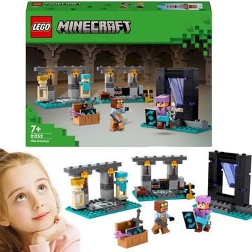 LEGO Minecraft 21252 Zbrojownia MAJKRAFT MINEKRAFT PREZENT DLA 9 10 LATKA