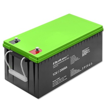 AKUMULATOR ŻELOWY 12V 200Ah SOLARY C.O. MOTORÓWKA