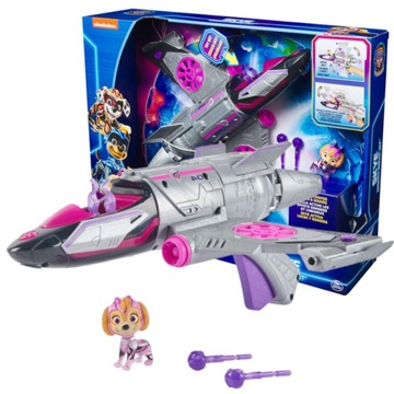 PSI PATROL THE MIGHTY MOVIE POJAZD KOSMICZNY FIGURKA SKYE 2W1