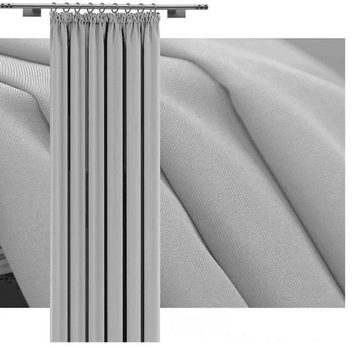 МАТОВЫЕ ГОТОВЫЕ ШТОРЫ 140х240см ЛЕНТА ЛЯГУШКА