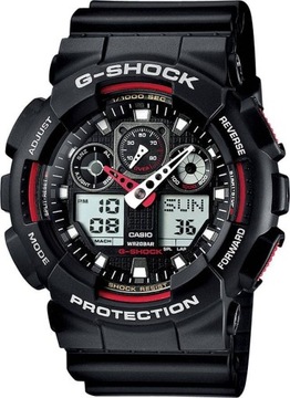 Zegarek Casio G-SHOCK GA-100-1A4ER bieganie basen