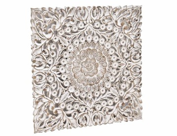 Indyjski panel ścienny malowany przecierany decor